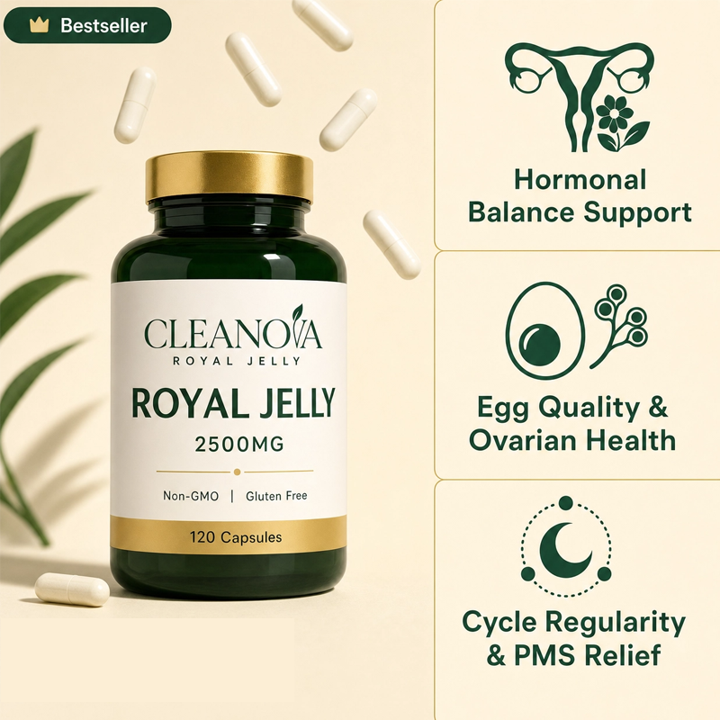 Cleanova® Royal Jelly 2500mg — Women's Reproductive Health Formula
