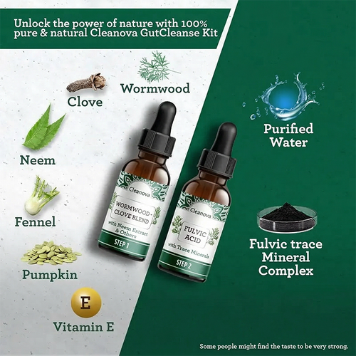 Cleanova GutCleanse: The 2-Step Herbal Cleanse System