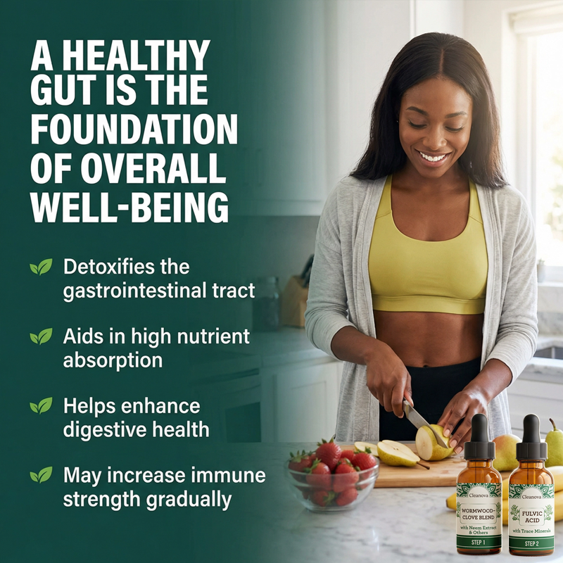 Cleanova GutCleanse: The 2-Step Herbal Cleanse System