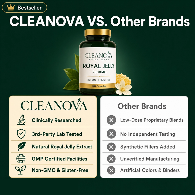 Cleanova® Royal Jelly 2500mg — Women's Reproductive Health Formula