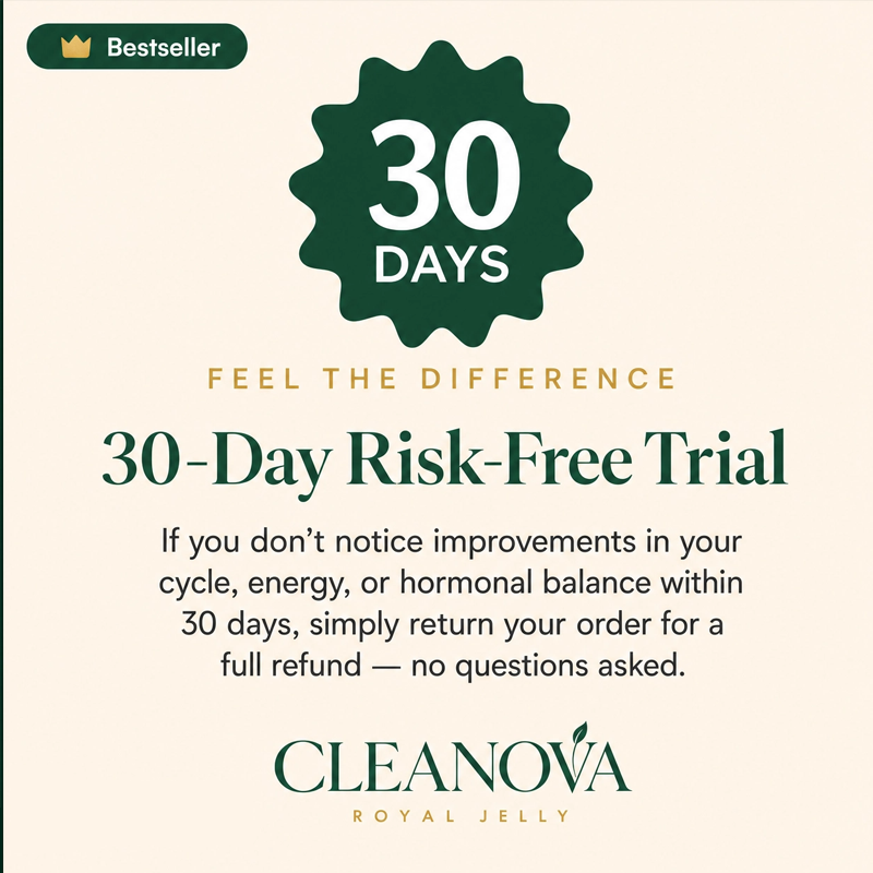 Cleanova® Royal Jelly 2500mg — Women's Reproductive Health Formula
